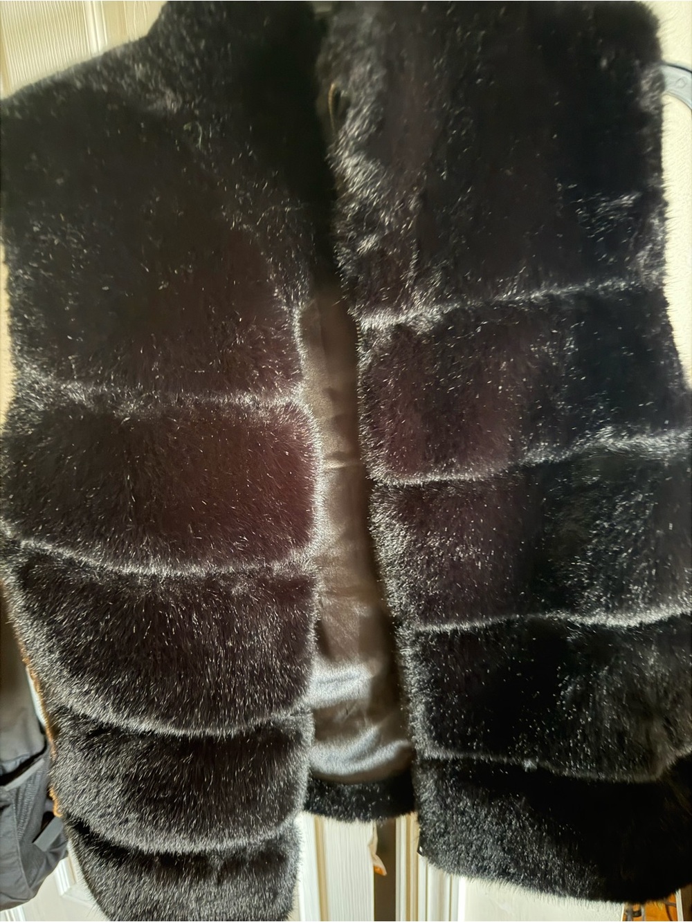 Generation Love Black Faux Fur Teddy Jacket
